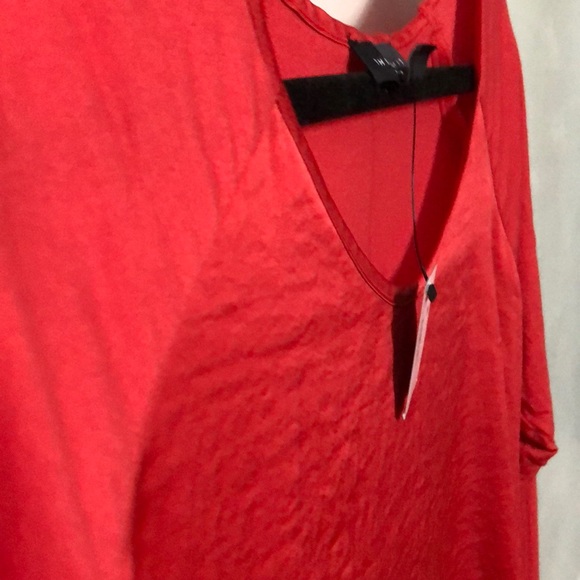 The Limited Red Three-Quarter Length Top - Picture 4 of 8